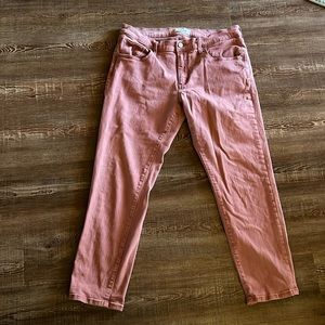 Sonoma blush colored jeans